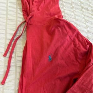 Polo Ralph Lauren Dark Orange Hooded Shirt